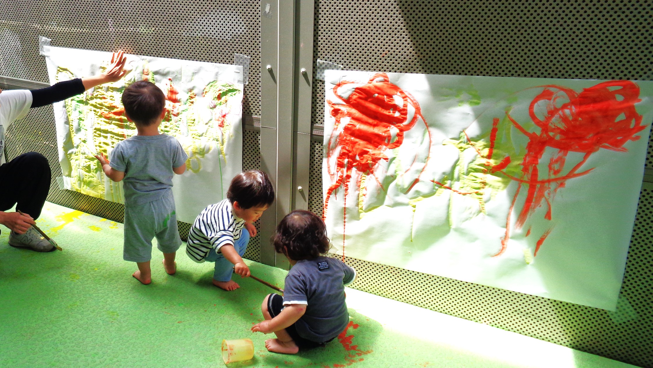 1歳児さんのえのぐあそび！