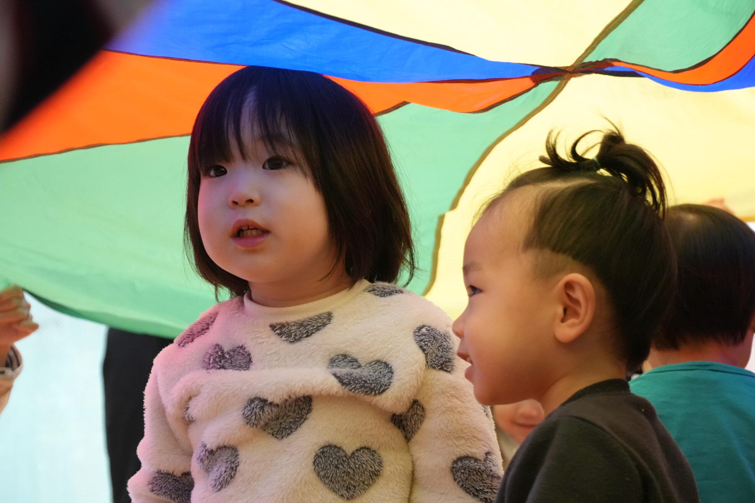 今日は体操教室・親子であそぼう！こんなこともできるようになったよ〜！